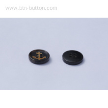 Real horn buttons for high-end suits